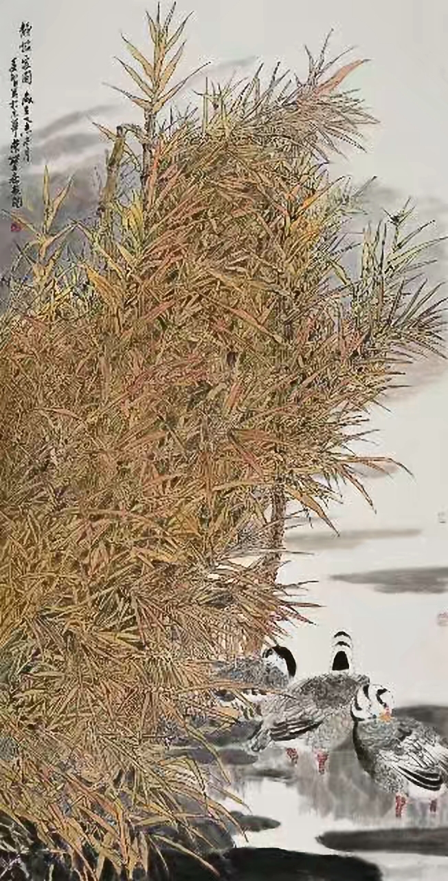 境由心造实力派画家姜智大景花鸟画作品欣赏