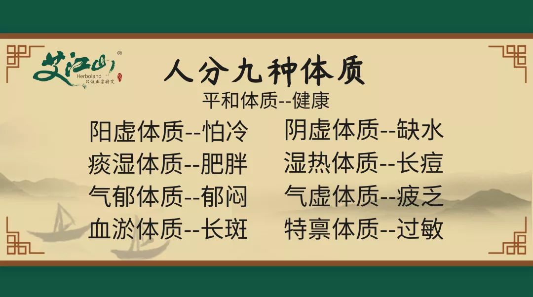 而人可以分为下图中的九种体质,也分别对应着9种特性