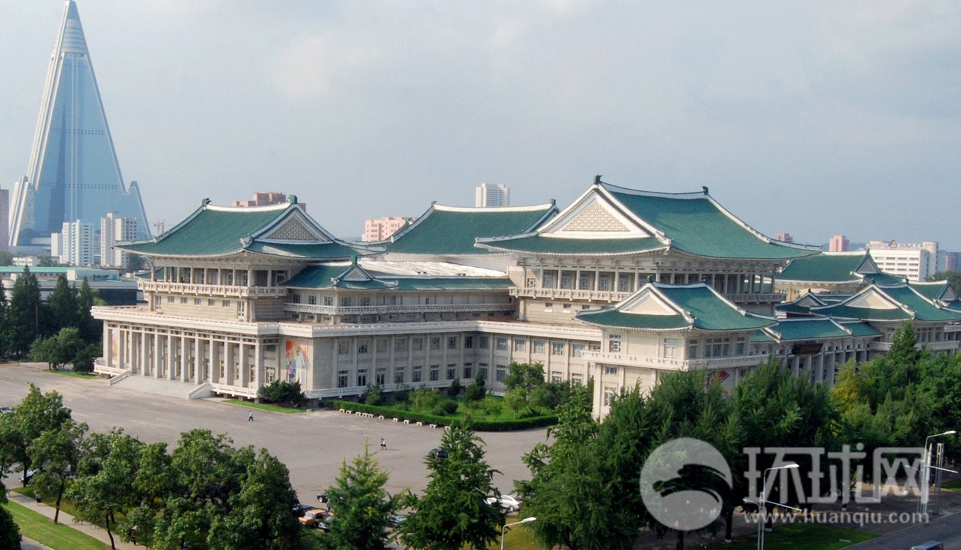 朝鲜龙城官邸照片图片