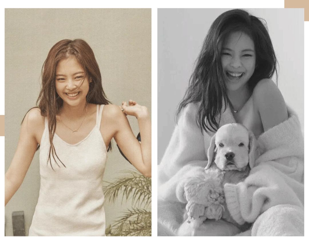 Jennie高清看秀生图曝光，这猫系脸真的是仙女本人了！_眼睛