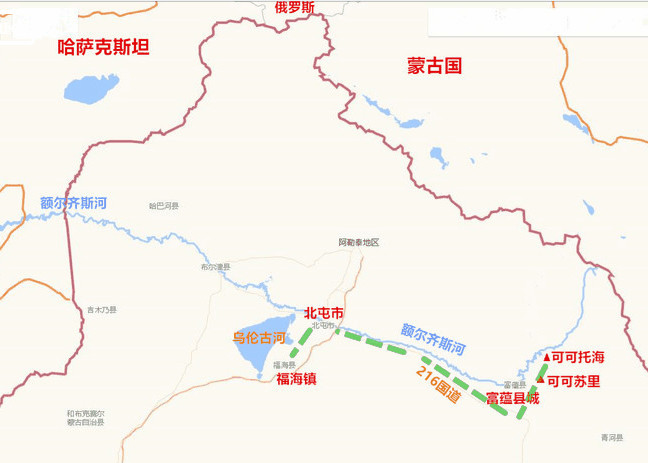 为什么可可托海在六七十年代的中国地图上找不到_矿坑