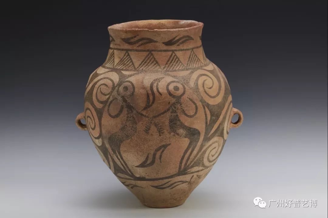 好普艺术博物馆藏品欣赏远古彩陶之舞蹈纹