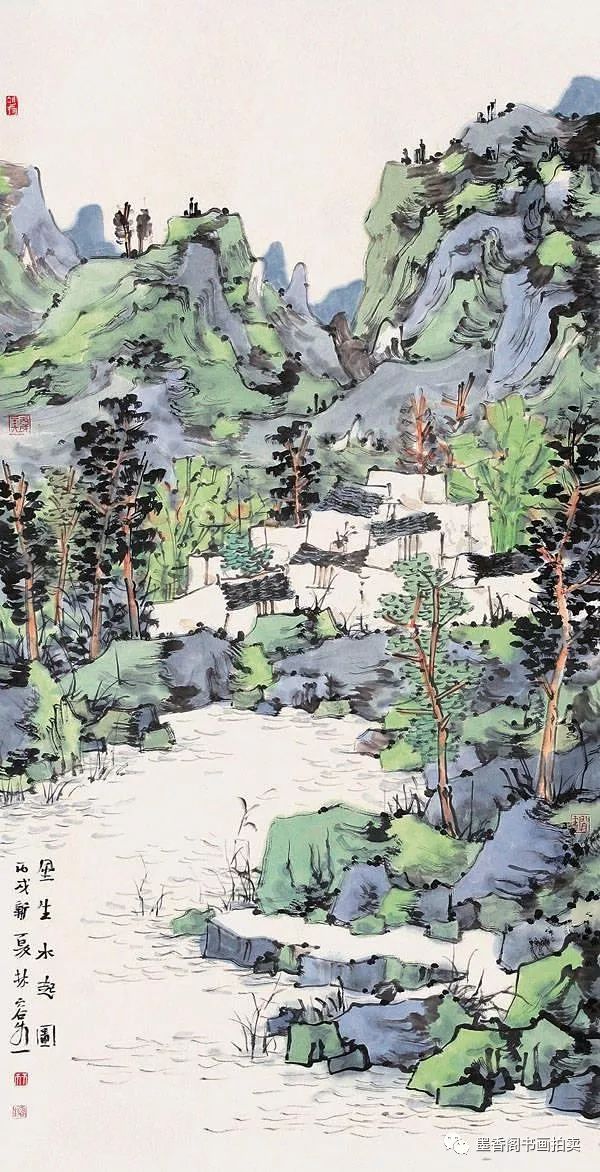 随时随地学国画林容生青绿山水画基础与创作实践高清36讲