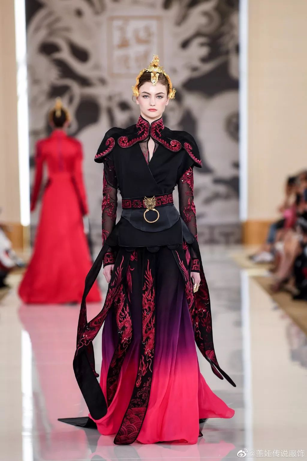 戏曲风仙侠风盖娅传说的中国风高定礼服吹的什么风