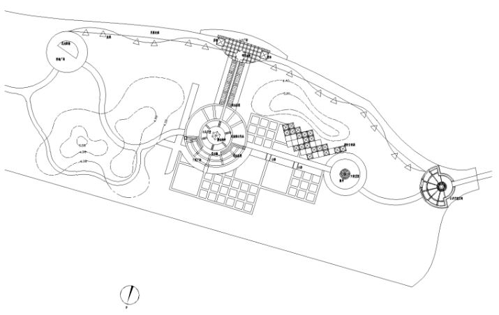 景观园林cad平面图步骤图片