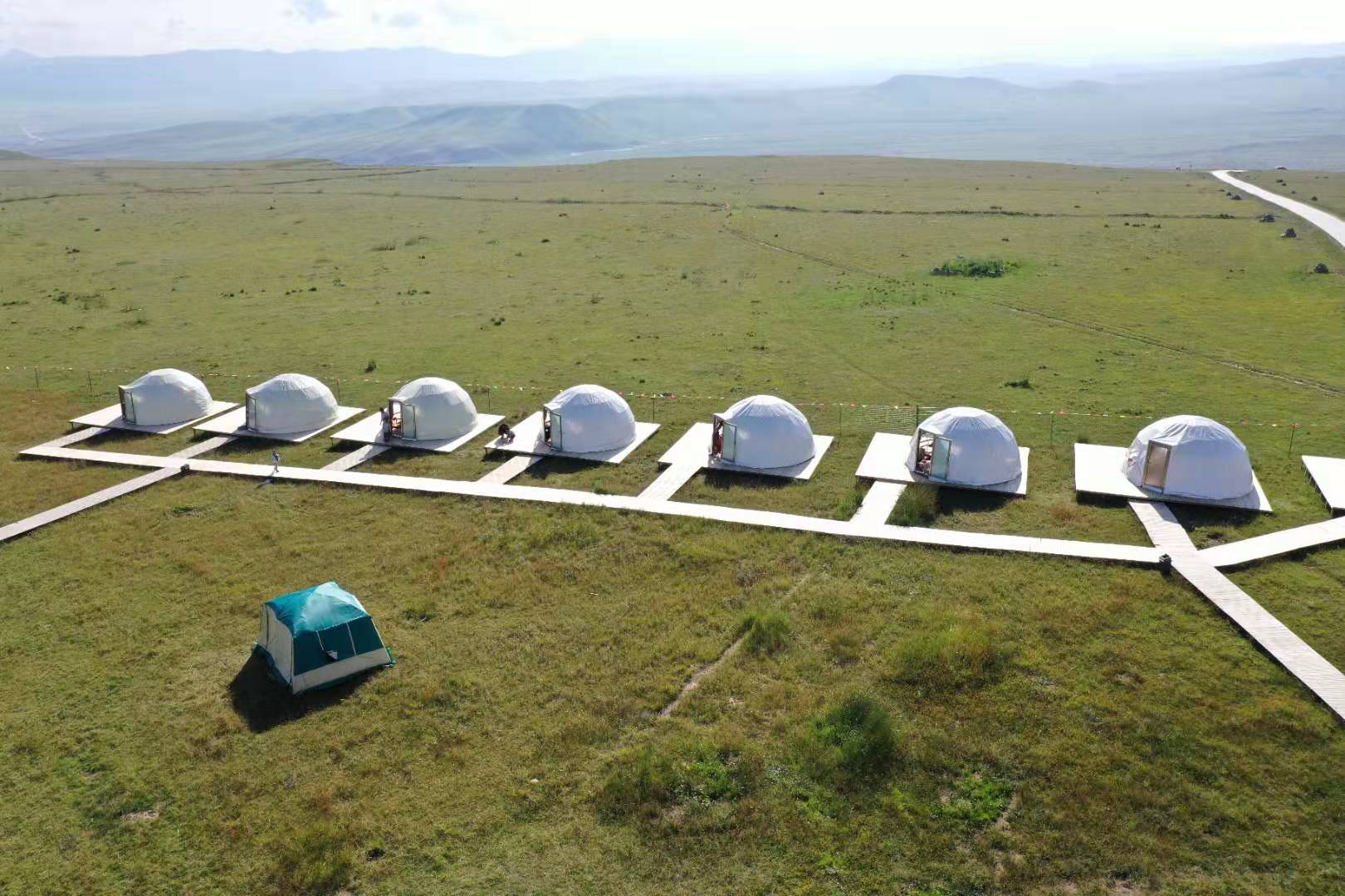 甘加大草原帐篷民宿滚床单看星星摘月亮你来吗