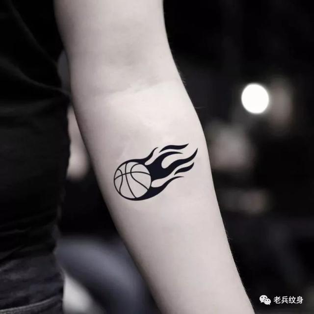 纹身素材第篮球纹身图案
