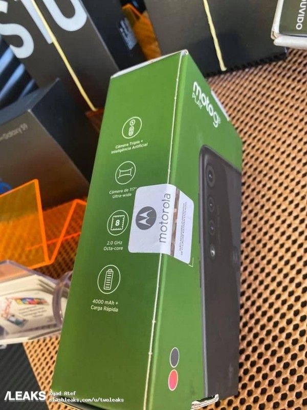 摩托罗拉g8play包装盒曝光后置三摄4000mah电池