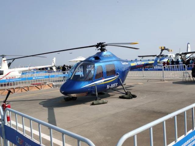 「2019西安航展」参展飞机速览:美国蜂鸟直升机