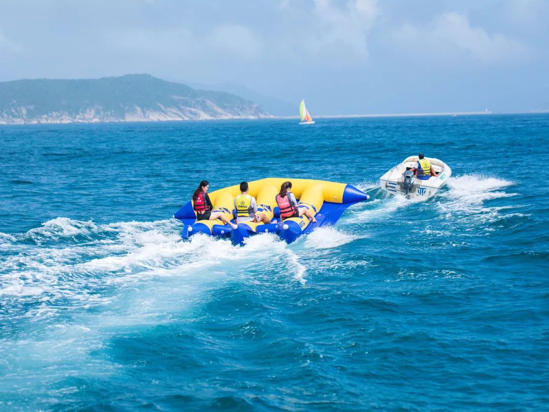 图@海上运动-水上飞鱼由mgm专业娱乐团队带娃嗨,小小狮子王儿童全天