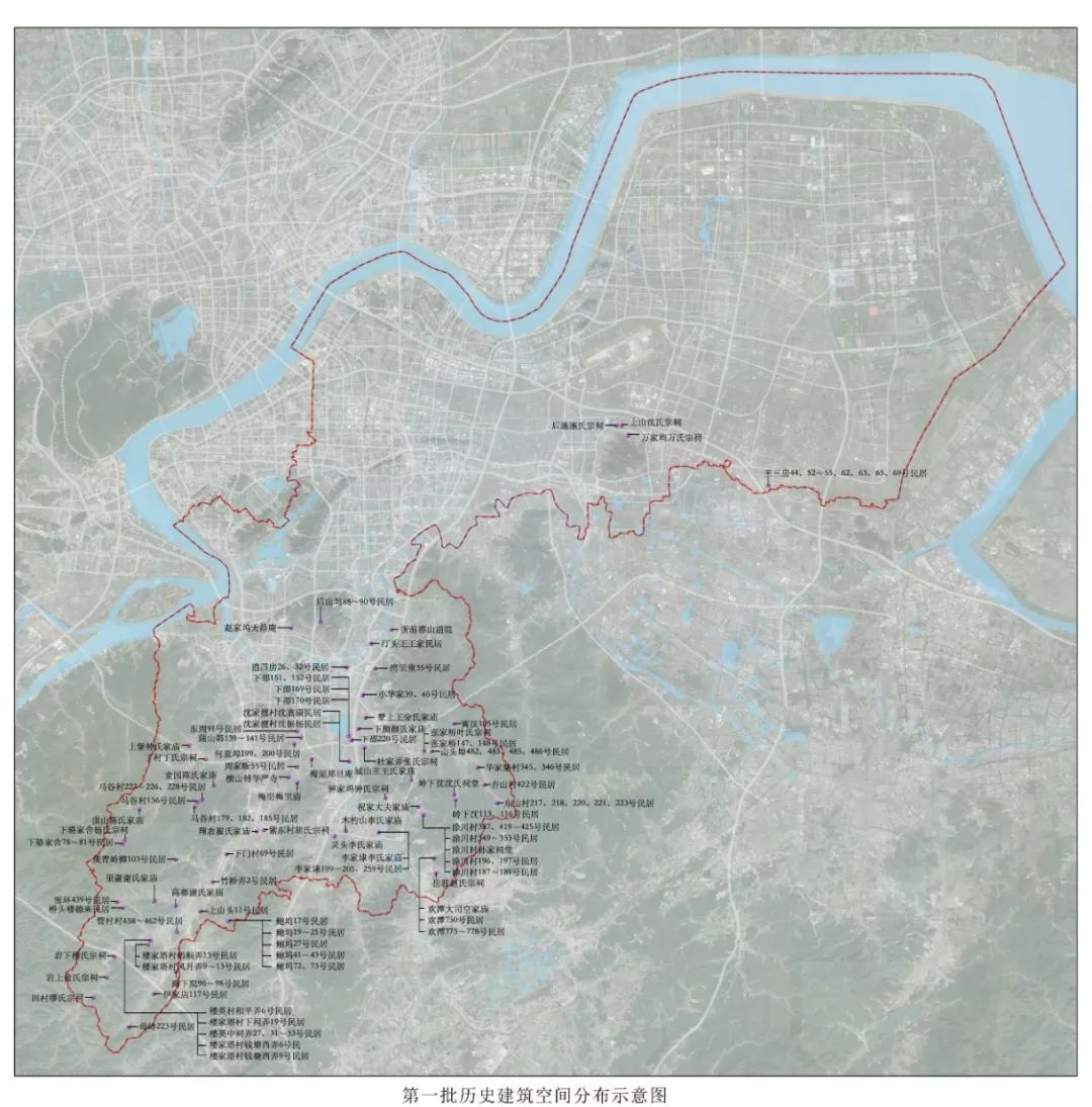 围观萧山对90处历史建筑保护图则规划公示大部分位于南片