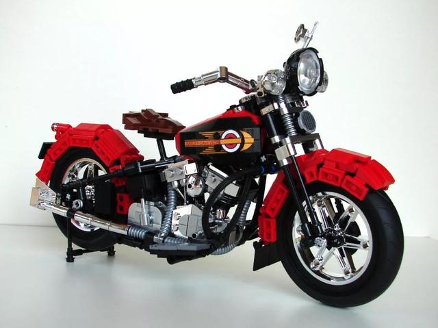 喜欢摩托车的来咯lego乐高moc作品欣赏摩托车集锦