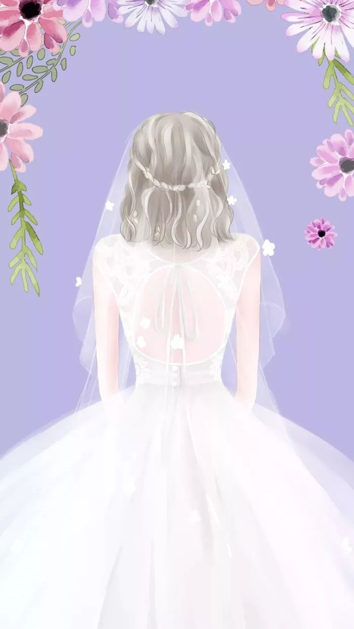 婚庆婚礼篇请收下你要的女生唯美婚纱壁纸