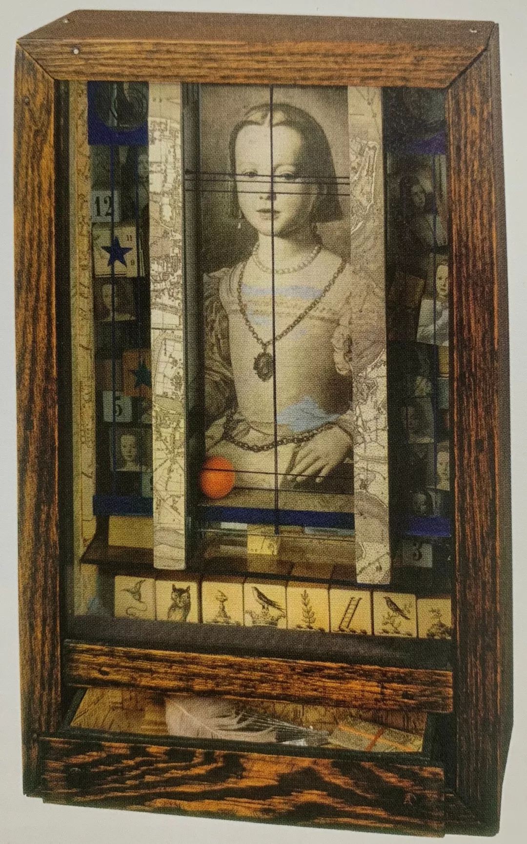 约瑟夫·康奈尔(joseph cornell)的作品《无题(美第奇公主)》