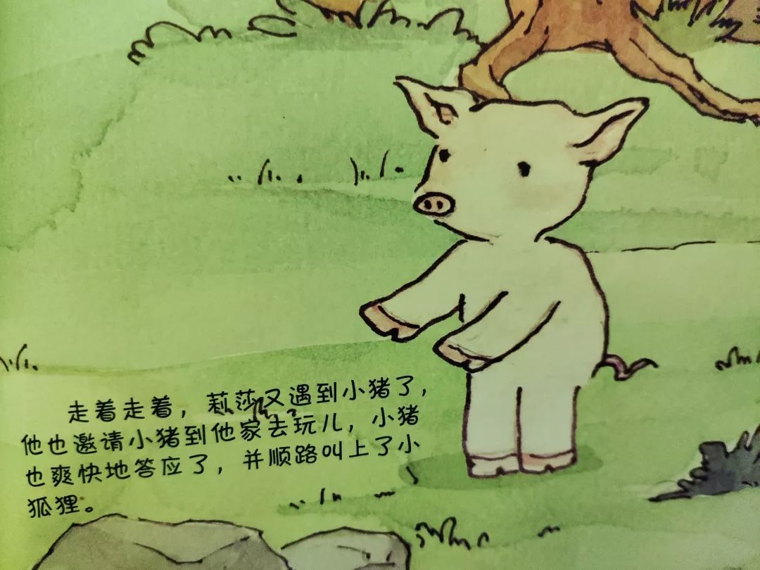 小猪顺路图片