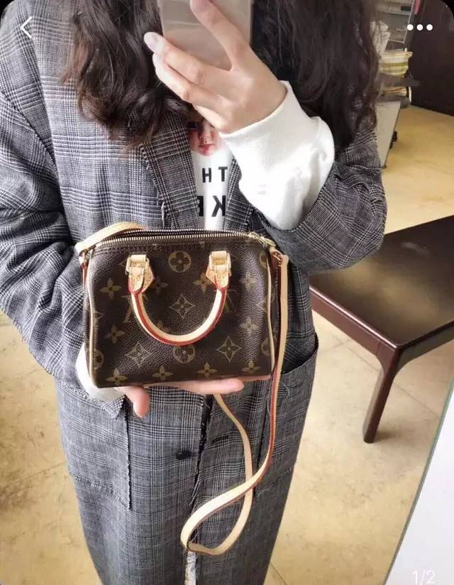 迷你mininanospeedy枕头包lv水桶包分享鉴赏