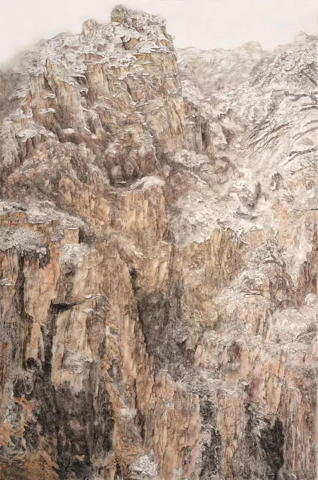 画廊推荐画家王乐堂巍巍河山韵味乐堂