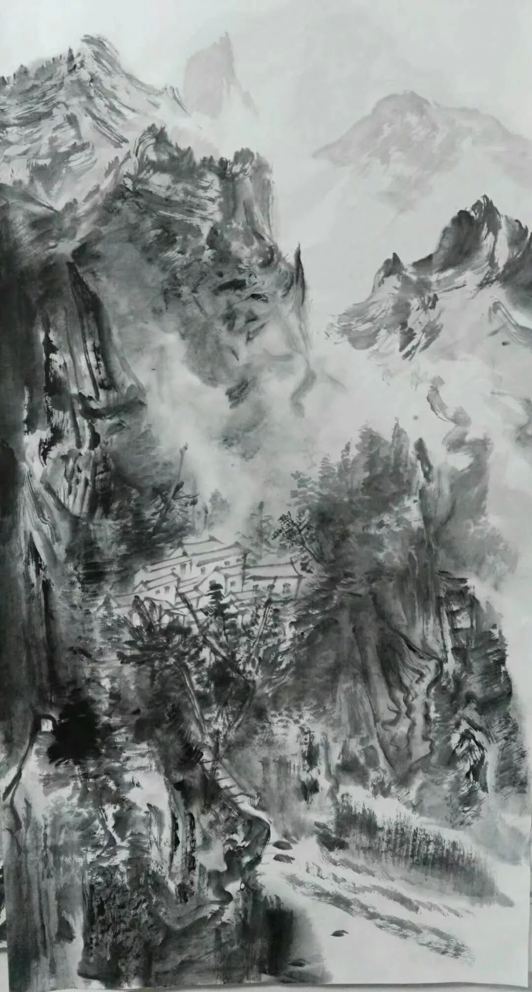 水墨大美彭国昌山水精品欣赏