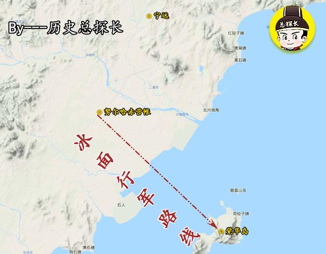 原创地图上的战争:袁崇焕固守宁远城,努尔哈赤数10万大军败于宁远