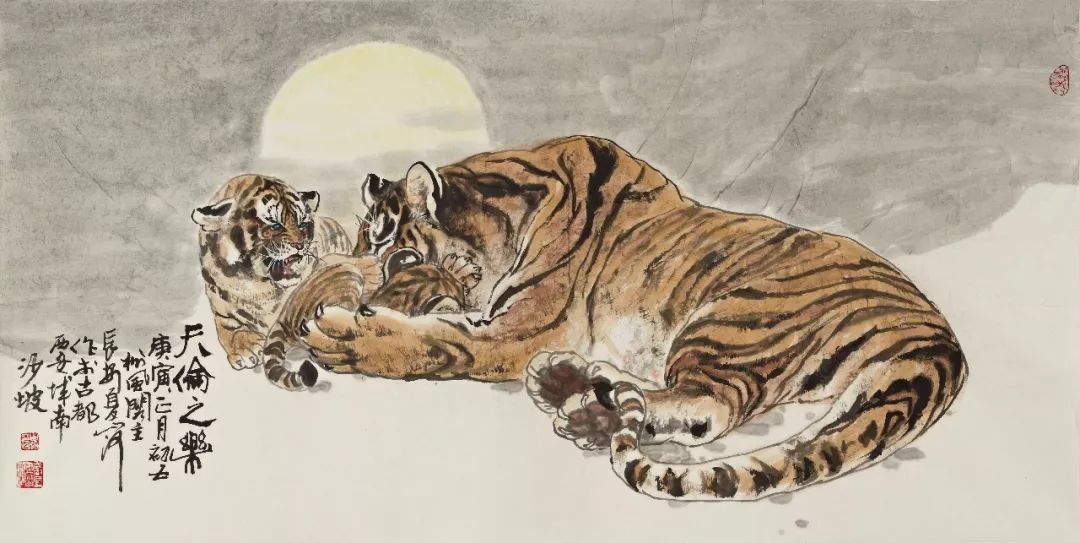 夏山河虎作品夏林杰山水作品夏林杰山水作品吕少华山水