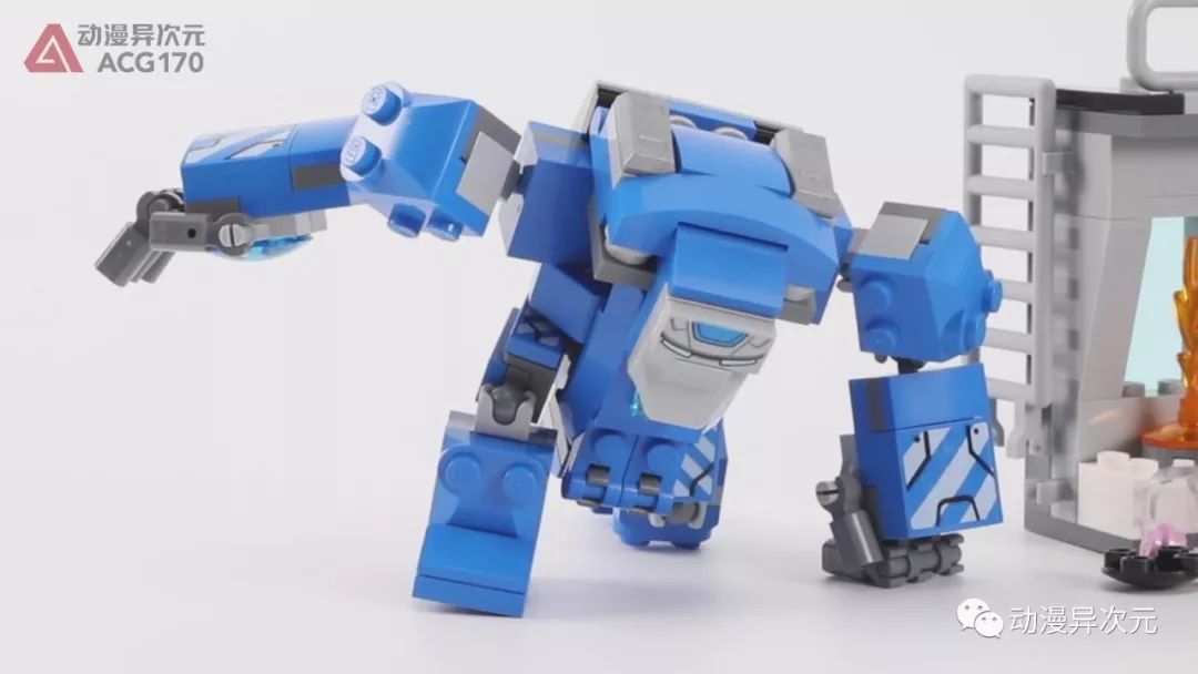 乐高积木 漫威复仇者联盟 76125 钢铁侠机甲陈列室_马克