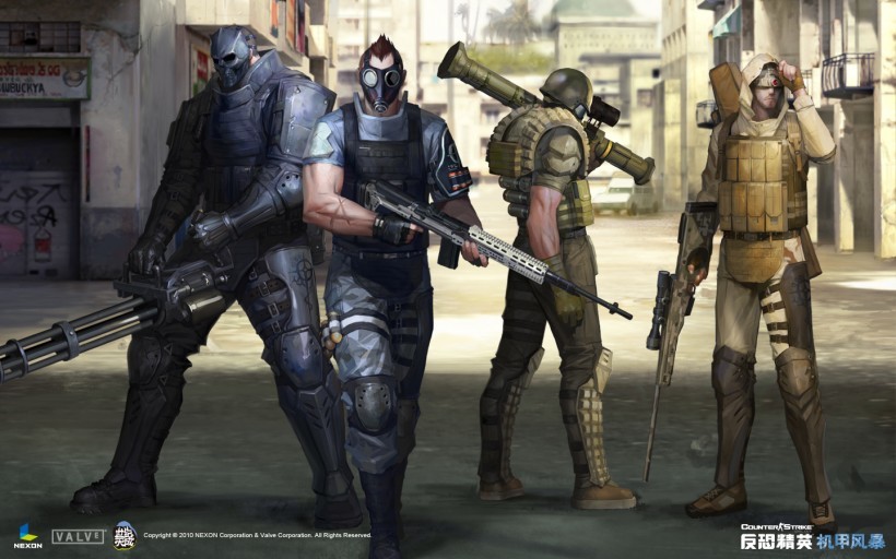 经典人气游戏《反恐精英online》高清桌面壁纸
