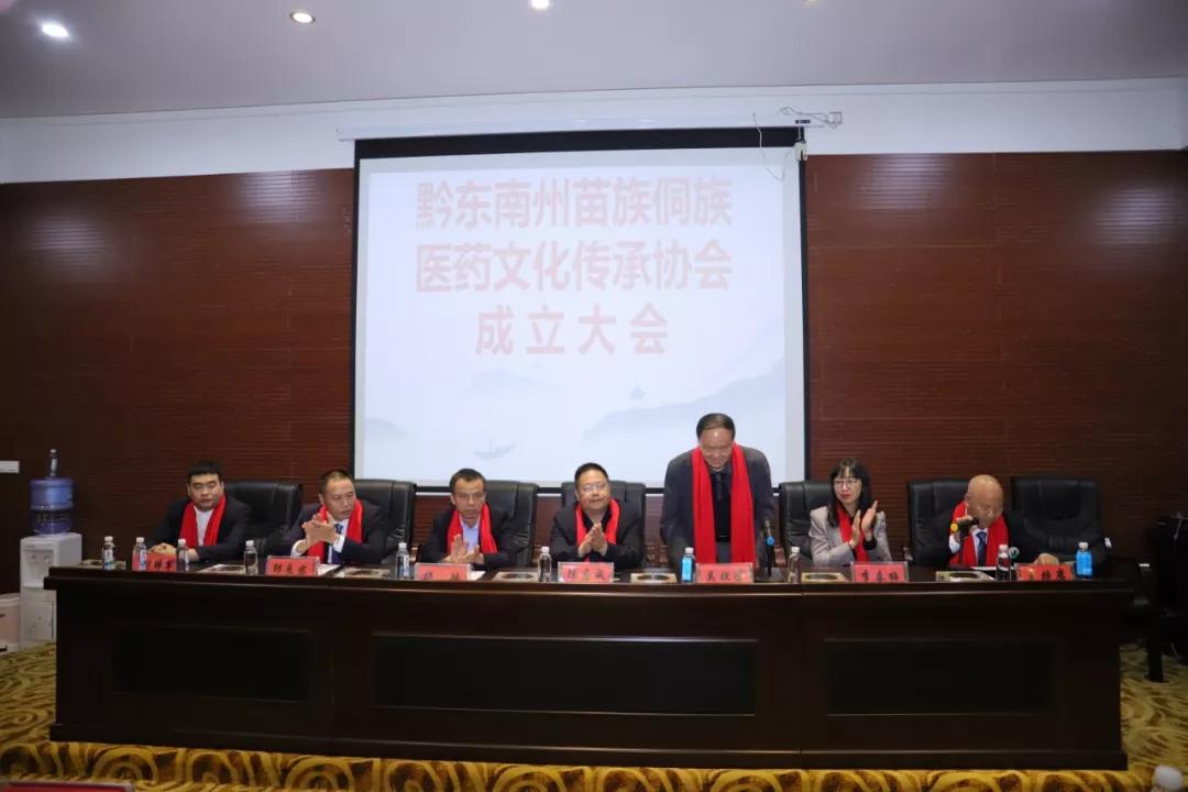 黔东南州苗族侗族医药文化传承协会成立大会