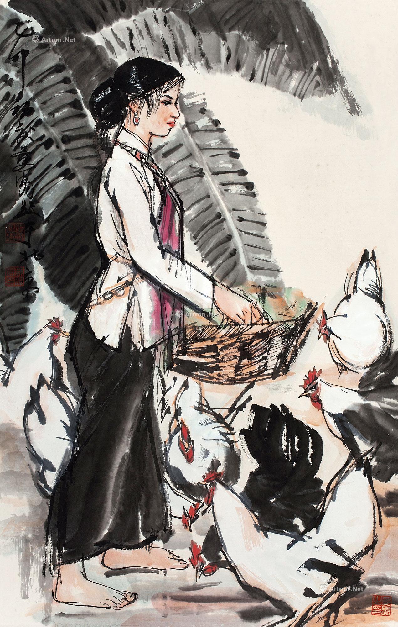 著名画家黄胄作品欣赏-搜狐大视野-搜狐新闻
