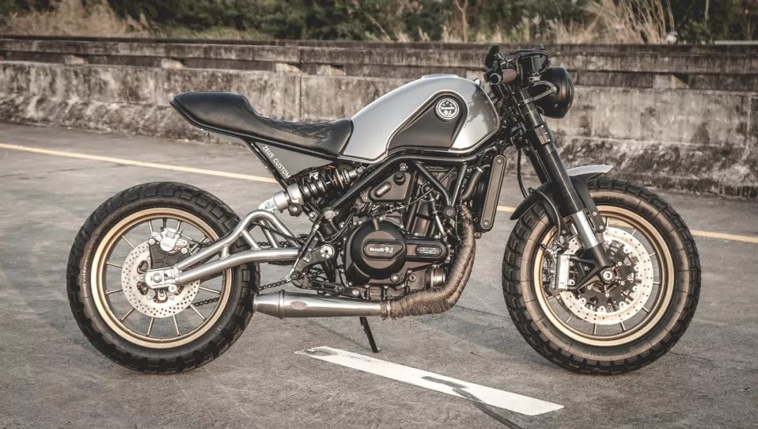微视频幼狮leoncino500caferacer风格海外改装