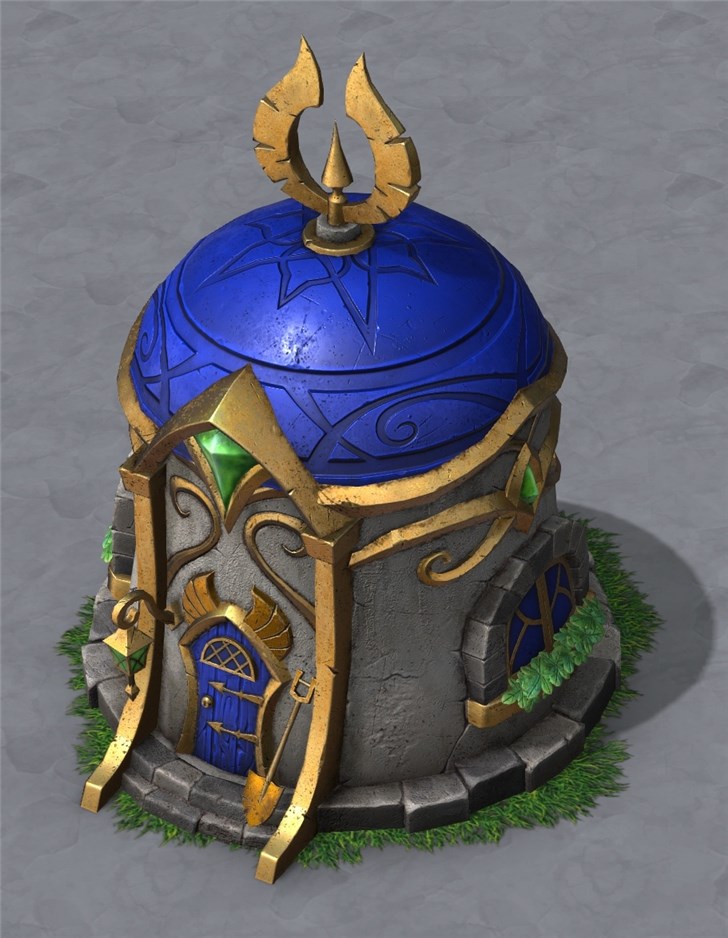 魔兽争霸3重制版建筑模型曝光另增暗黑破坏神元素