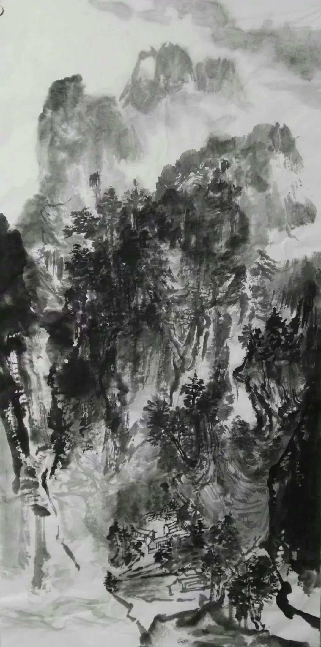 水墨大美彭国昌山水精品欣赏