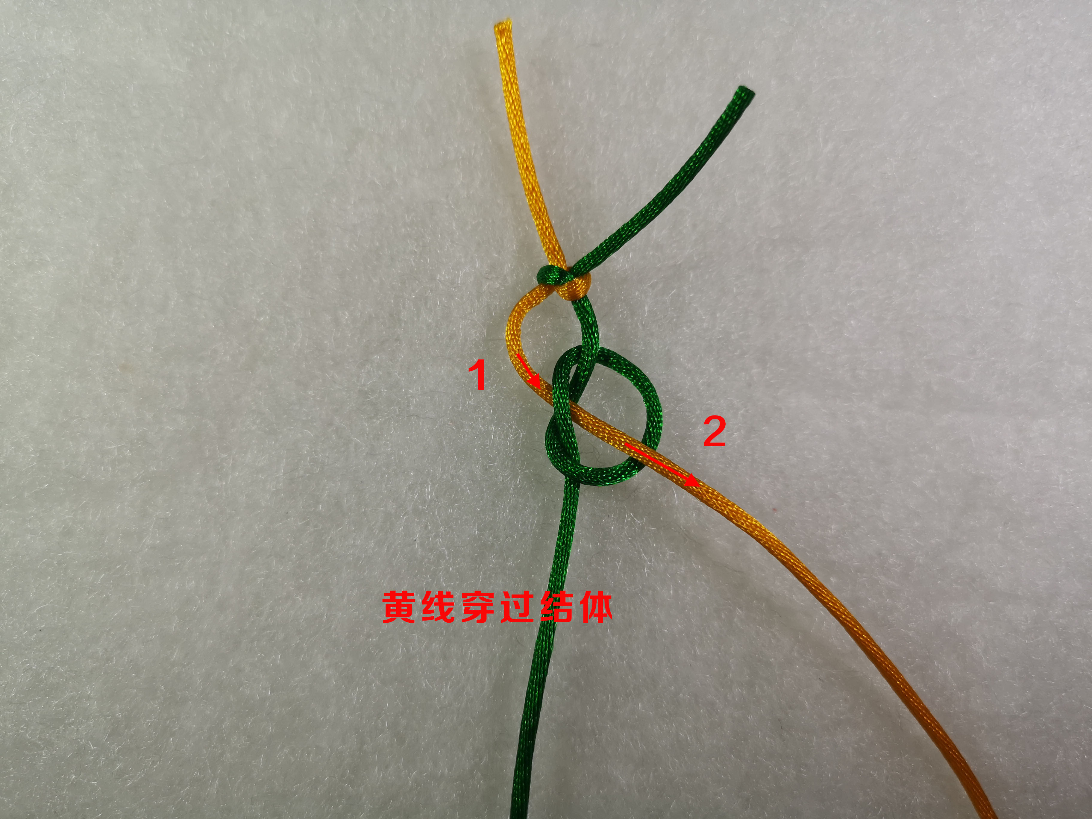 2x2冰花结的教程图图片