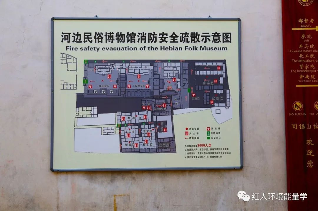 上图为阎锡山故居的平面图,根据上北下南所绘画,如果倒过来根据我们的