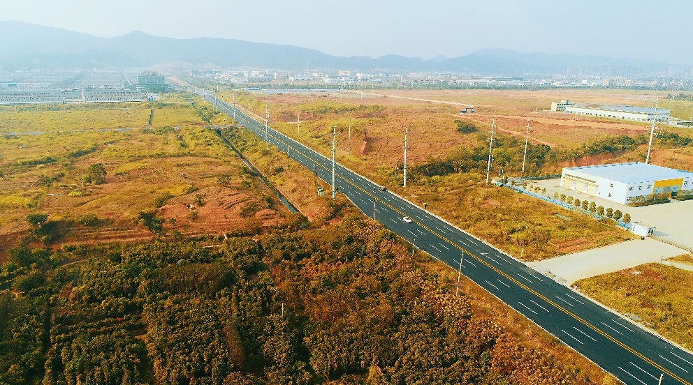 中建市政新余环城路项目省道s312正式通车