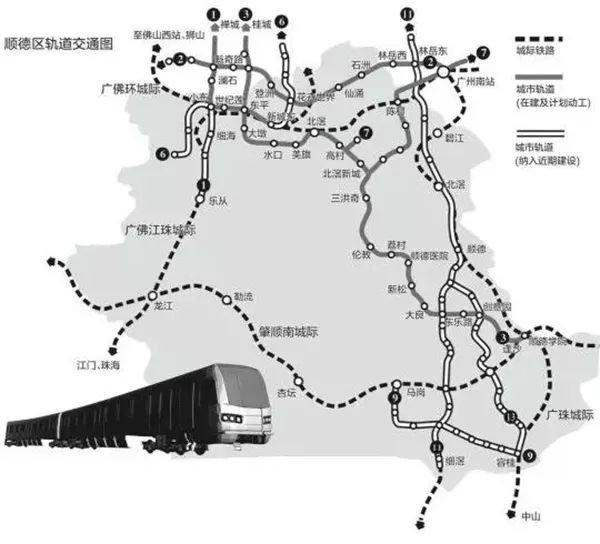 2020顺德杏坛地铁规划图片