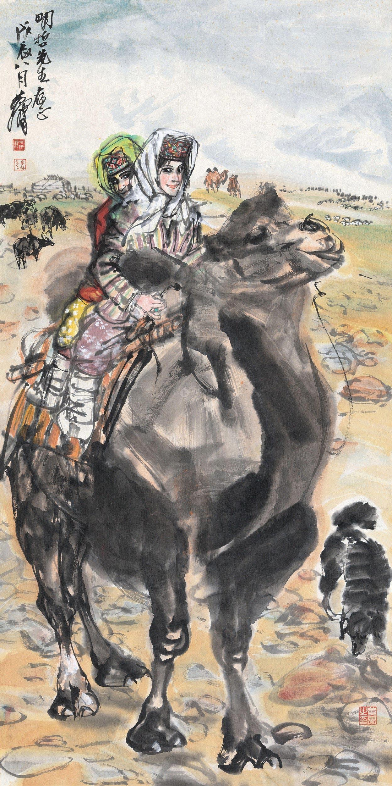 著名画家黄胄作品欣赏-搜狐大视野-搜狐新闻