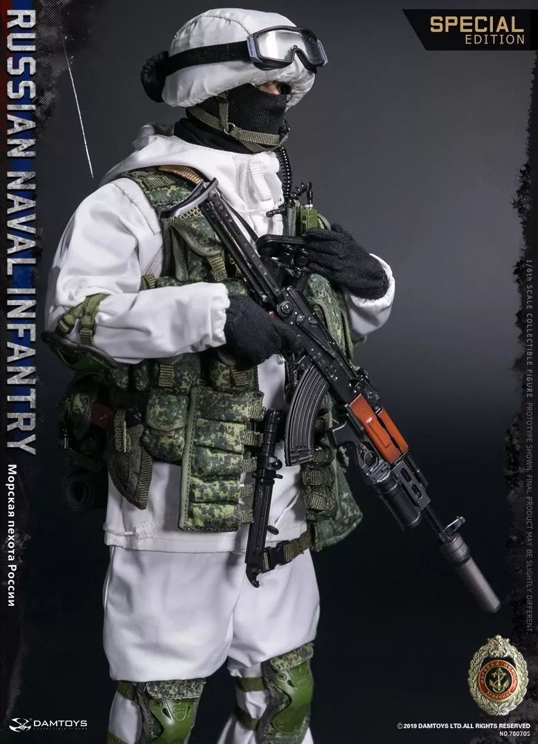 新品预定damtoys16俄罗斯海军步兵海军陆战队78070标准版雪地特别版