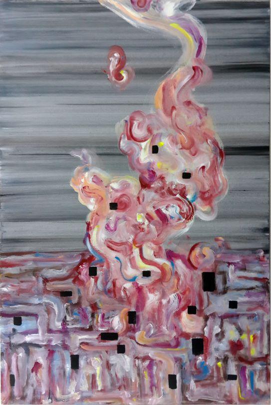 中国青年画家程瑞涛丙烯油画作品欣赏