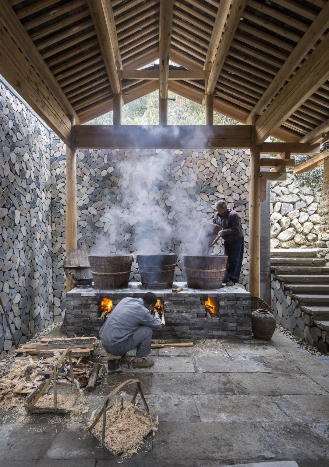 油茶工坊豆腐工坊红糖工坊在过去的五六年里,建筑师徐甜甜深度参与了