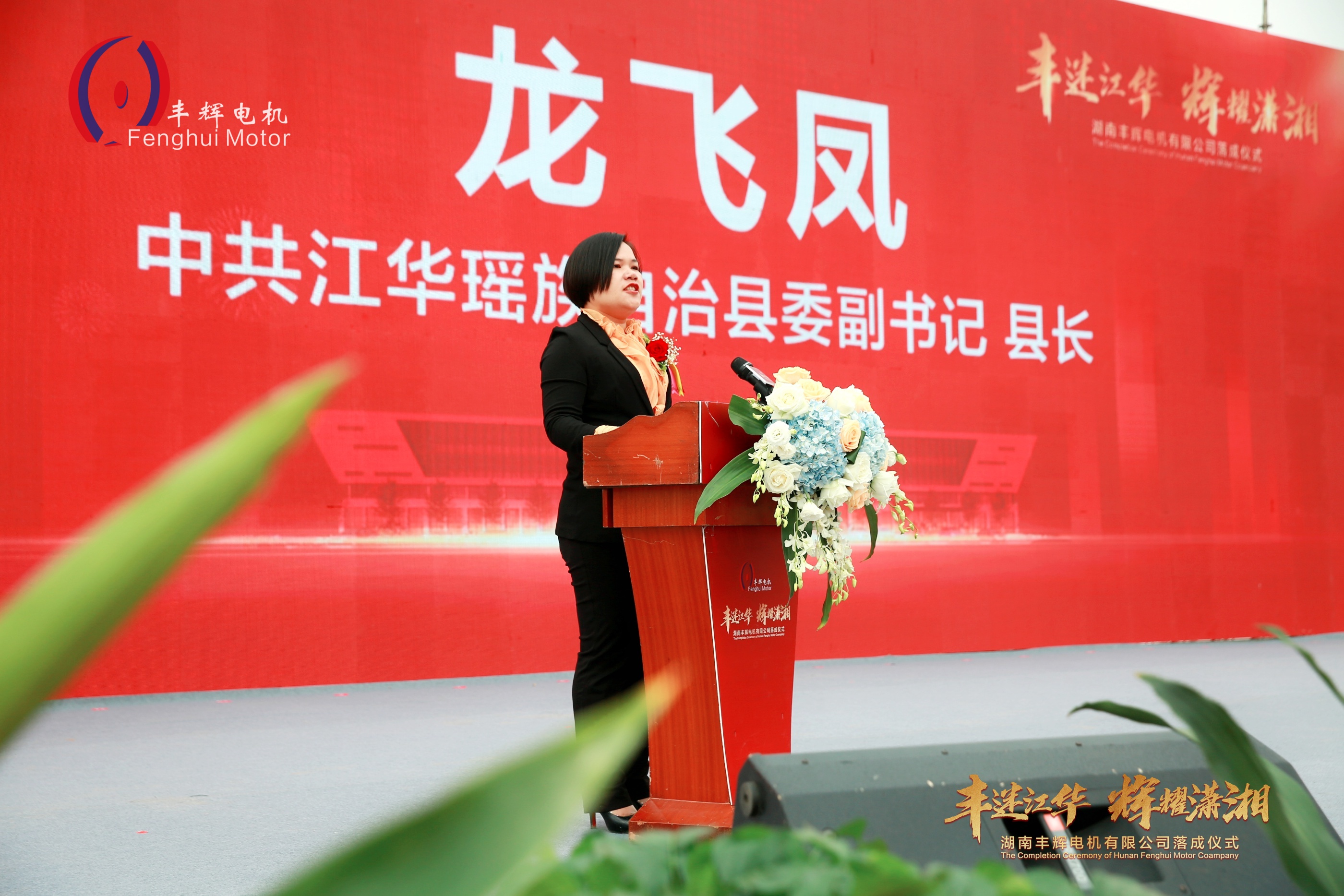 在湖南省永州市江华瑶族自治县征地兴建面积近10万平方米的电机工业园