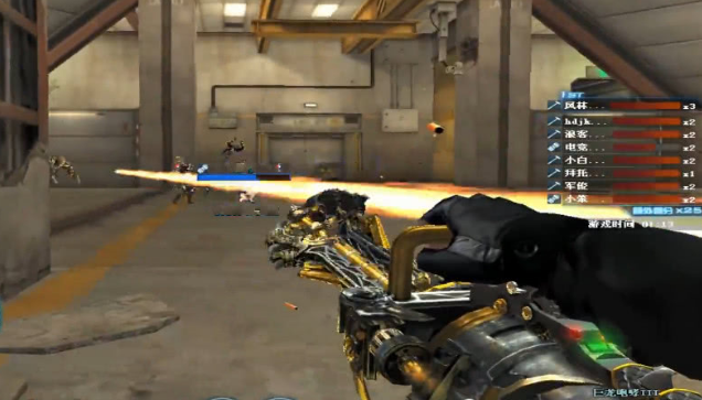 cf英雄级加特林巨龙咆哮上线右键技能面对十把雷神也不虚