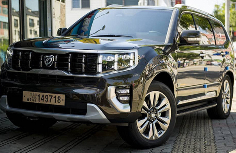 全新2020款现代霸锐海外现身!旗舰大型7座suv 搭载38l v6 8at