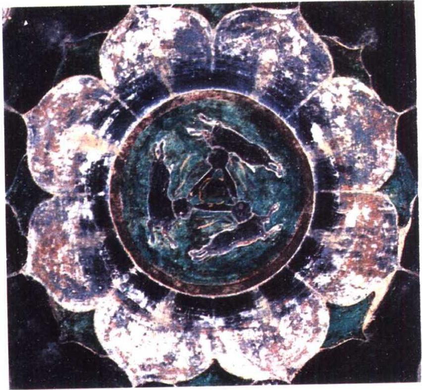 原创【敦煌石窟】隋-407窟:三兔共耳相逐藻井(追踪其世界源流,神秘