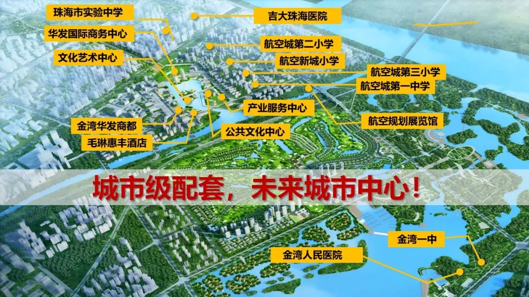 珠海金湾航空城规划图图片