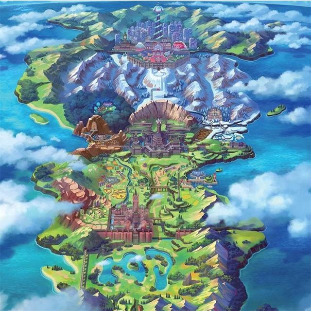 宝可梦剑盾旷野地带约有塞尔达传说旷野之息两个那么大