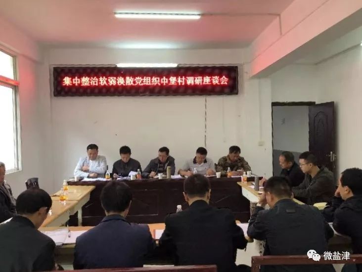 盐津县在主题教育中对基层党组织软弱涣散开展集中整治