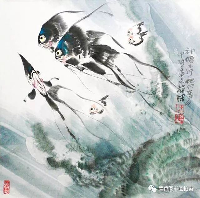 他们笔下神仙鱼宛若惊鸿飘若神仙美得出尘脱俗