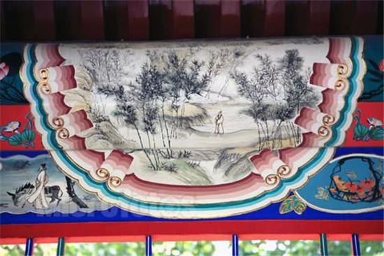 彩绘吊顶古代建筑上的不可或缺的苏式彩绘