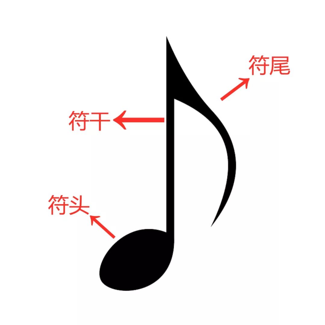 八十六音符图片