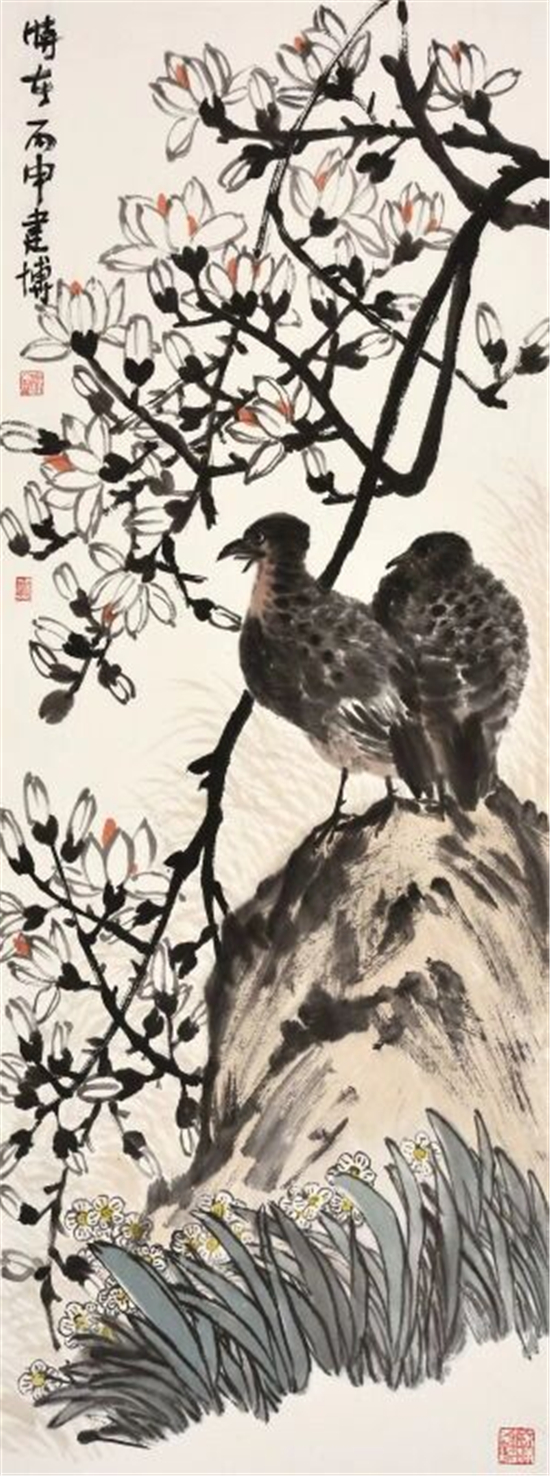 潘建博--写意花鸟与山水画的艺术魅力